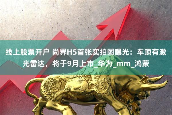 线上股票开户 尚界H5首张实拍图曝光：车顶有激光雷达，将于9月上市_华为_mm_鸿蒙